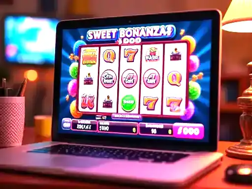 Sweet Bonanza 1000 pokie artwork at Razed Casino