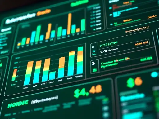 Razed Casino analytics panel with payout and RTP charts
